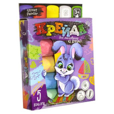 Крейда асфальтна "Jumbo" 5кол. MEL-01-03 Danko toys (20)