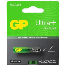 Бат. R3 бл. GP Ultra Plus Alkaline ААА 1х4шт на бліст 24AUP21-SB4 (4/40/320)