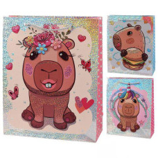 Пакет подарунковий паперовий "Capybara" 18*23*8см. R34623-S (360)