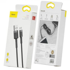 Кабель зарядний Baseus "Cafule" (USB-Micro) 2.4A. 0.5м. CAMKLF-AG1 (1)