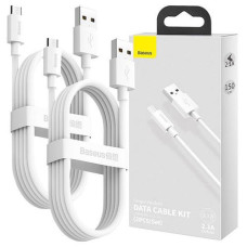 Кабель зарядний Baseus "Simple Wisdom" (USB-Micro) 2.1A. 1.5м. TZCAMZJ-02 (1)