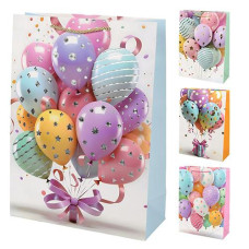 Пакет подарунковий паперовий "Balloons" 30*42*12см. R98343-L (720)
