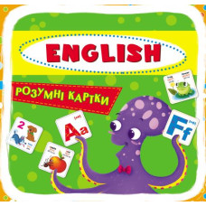 Кн Розумні картки. Англійська абетка. 30 карток  Кристал Бук