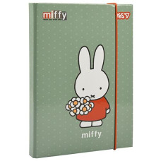 Папка для зошитів YES В5 на резинці Miffy картонна 24*18*3см 500256 (1/12)