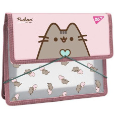 Папка для зошитів YES B5 на резинці пластикова "Pusheen" 24*20*5см 492306 (1/24)