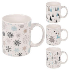 Чашка 360мл. новорічна фарфор. "Winter forest" R92612 (72)