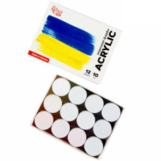 Набір акрилових фарб Ukraine 12*10мл. ROSA START 322111009
