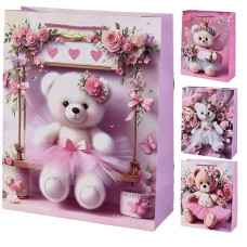 Пакет подарунковий паперовий "Teddy" 18*23*10см. R98406-S (720)