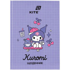 Щоденник Kite A5 твердий Kuromi