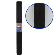 Папір гофрований 50см.х2м. чорний 150% 238гр/м  J.Otten KR150-8019