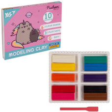 Пластилін YES 10 кол. 200г. "Pusheen" 540663 (1/14)