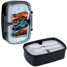 Ланч-бокс "Hot Wheels" 750мл з приборами KITE HW26-181 (8)