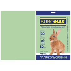 Папір офс А-4 20а/ 80г Pastel світ.-зелений  2721220-15 BM BUROMAX