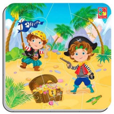 Пазли магнітні "Vladi Toys "Пірати" VT3204-20 (25)