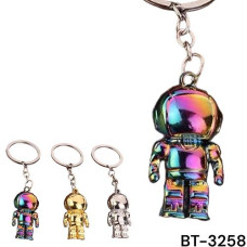 Брелок металевий "Космонавт" мікс. кол. 3258 (12)