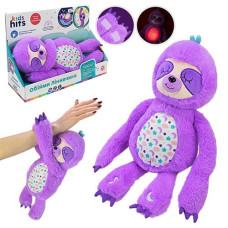 Нічник в кор. "Обійми лінивця Kids Hits" дихає. колискові. білий шум. 39*14*27см. KH95/001 (6)