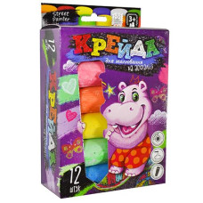 Крейда асфальтна "Jumbo" 12кол. MEL-01-06 Danko toys (10)