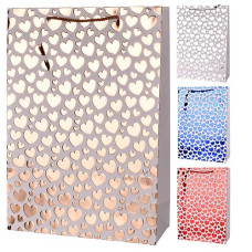Пакет подарунковий паперовий "Hearts" 31*42*12см. R98784-L (480)
