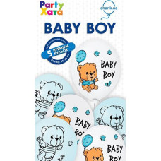 Набір кульок латексних "Baby Boy" 5шт. 30см. 1111-5848 (1)