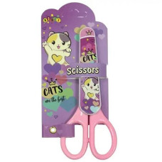 Ножиці дитячі на планш. 14см. "Kidis Cats are the best" 13584 (1)