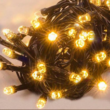 Гірлянда 100LED "Кристал" 7,0м, чорний дріт, теплий білий колір 1281-07 (100)