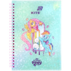 Блокнот A5, 80арк. кліт. на спіралі пласт. обкл. "Little Pony" KITE LP26-277 (1/60)