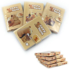 Блокнот А7 70арк. на кнопці "Capybara" лінія 8*11см. mix4 1500-42  (1/24)