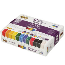 Гуаш ZIBI Kids Line СLassic 12 кол. 20мл. в карт. кор. ZB.6612 (12)