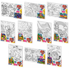 Картина по номерах 31*21см. "Coloring by numbers" мікс. вид. CBN-02-01,02,03,04...10 Danko toys (10)