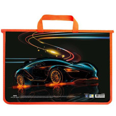 Портфель пластиковий А-4 на блискавці MAXI  MX30057