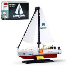 Конструктор в кор. "Морська серія. Яхта" 260дет. 38*24*7см. M38-B1190 (16)