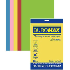 Папір офс А-4 20а/ 80г Intensiv асорті  EUROMAX 2721320E-99 BM BUROMAX