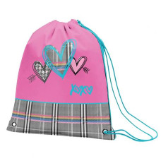 Мішок для взуття YES SB-10 "Love" сірий 558765 (1)