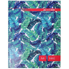 Канц. книга Buromax клітинка A4 144арк. "Floristica" офс. тв лам обк,  24419102-06 BM