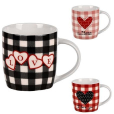 Чашка 360мл. фарфор. "Love" мікс. вид. R34419 (72)