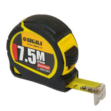 Рулетка 7.5м.*25мм. "Foreman" без ремінця SIGMA 3815181 (1)