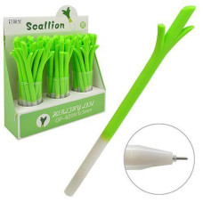 Ручка гелева "Scallion" силікон. СИНЯ ST01910 (48) БОНУС+ (2+1)