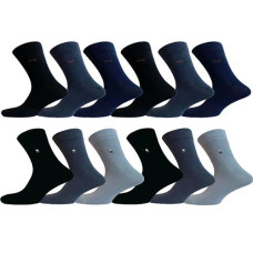 Шкарпетки чоловічі бавовна 100% довгі асорті 39-42 42-45(12) 0010ML