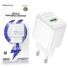 Зарядне Borofone (2шт. USB-MicroUSB) 18W BAS42A (1)