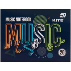 Нотник Kite A5 20 арк. Music K26-405 (1)