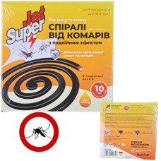 Спіраль від комарів в кор. "Jet Super" 10шт. 2077 (60)