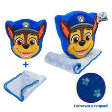 М'яка іграшка з пледом "Paw Patrol" подушка 38*41*7см. плед 118*80см. KH70/001L (8)
